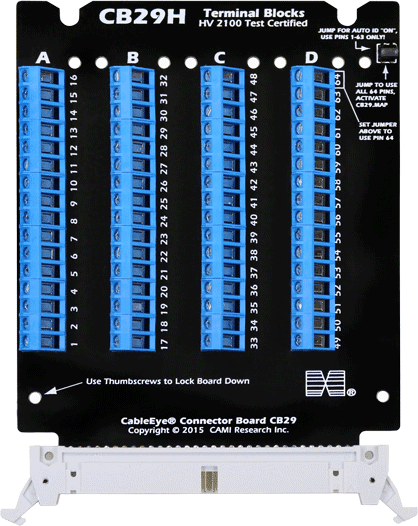 Afbeelding van Connector Board Set CB29AH (Screw Terminals - HVX21 Rated - BMount)