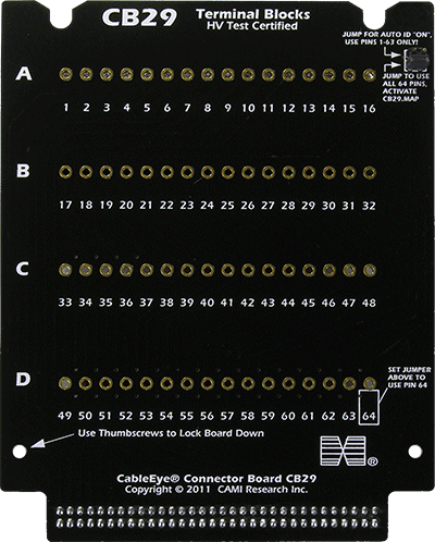 Afbeelding van Connector Board Set CB29BB (No Terminal Blocks Installed)