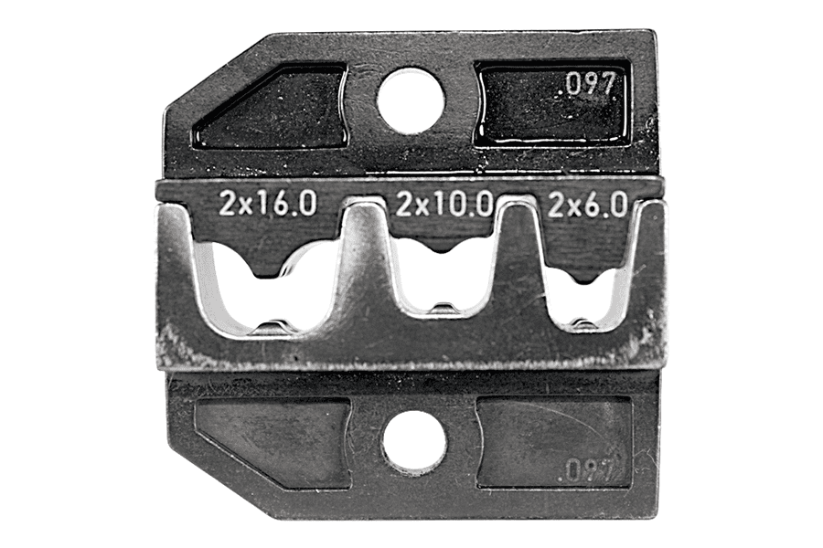 Afbeelding van Krimpinzetstuk PEW12 adereindhuls TWIN 2x6/2x10/2x16mm2