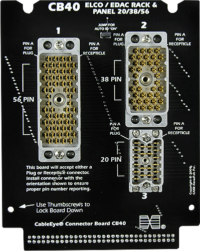 Afbeelding van Connector Board Set CB40 (EDAC-ELCO 20/38/56)