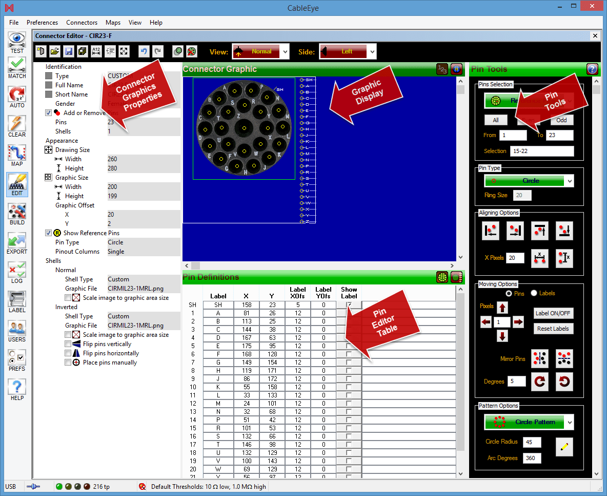 Picture of Testsysteem Software Connector Designer