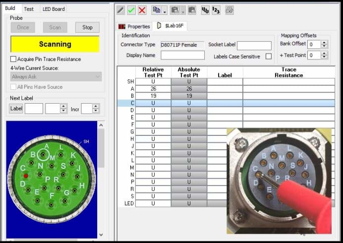 Picture of Testsysteem Software PinMap