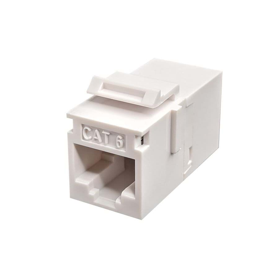 Afbeelding van keystone RJ45/RJ45 CAT6 UTP wit SCP