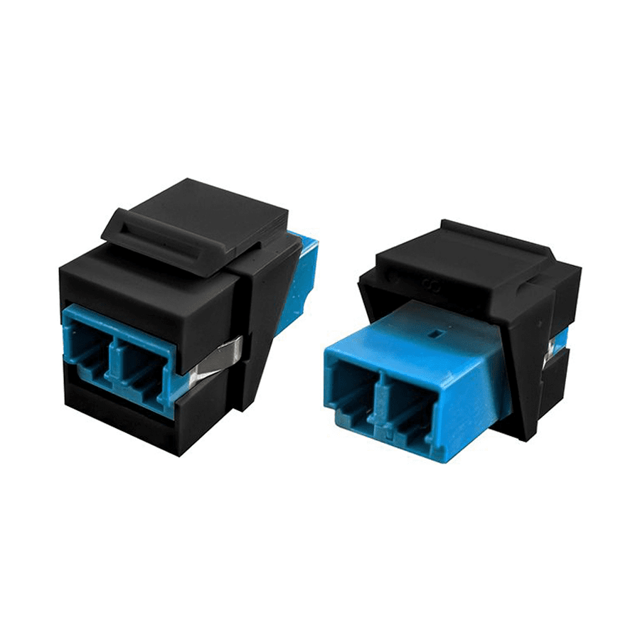 Picture of keystone fiber LC-LC SingleMode OS2 duplex zwart