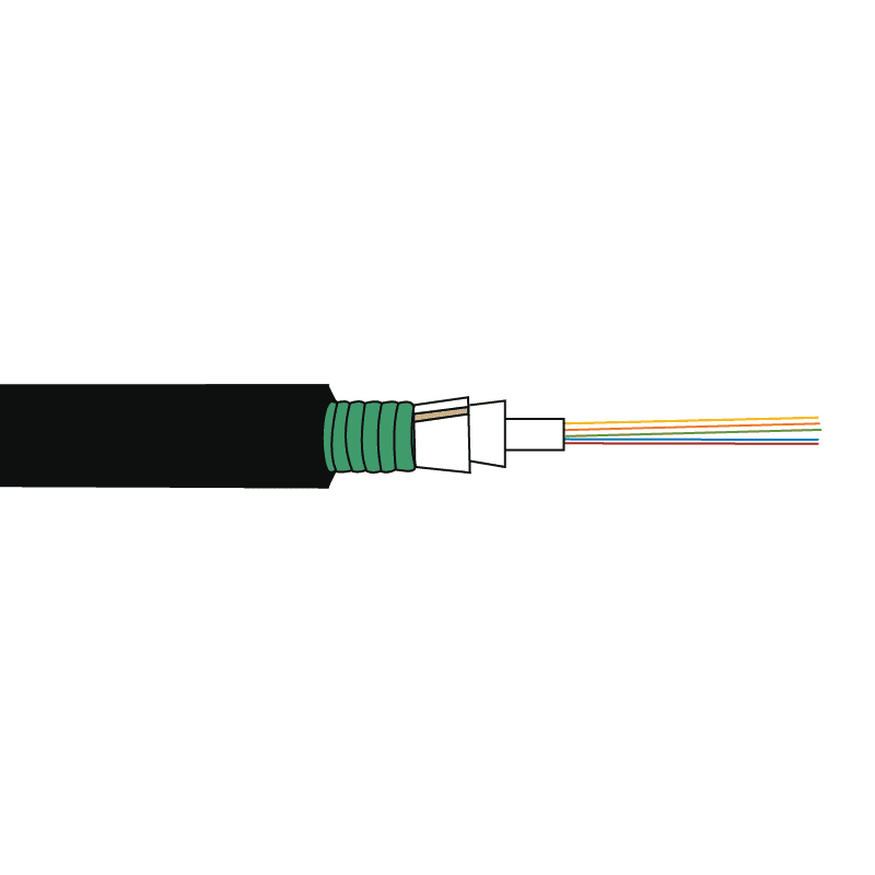 Afbeelding van Loose Tube STA cable MultiMode 12xOM3 250um Cca-s1ad1a1 black