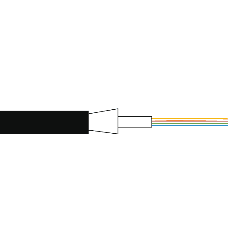 Afbeelding van Loose Tube optical cable  8x50/125 OM4 LSZH Dca black