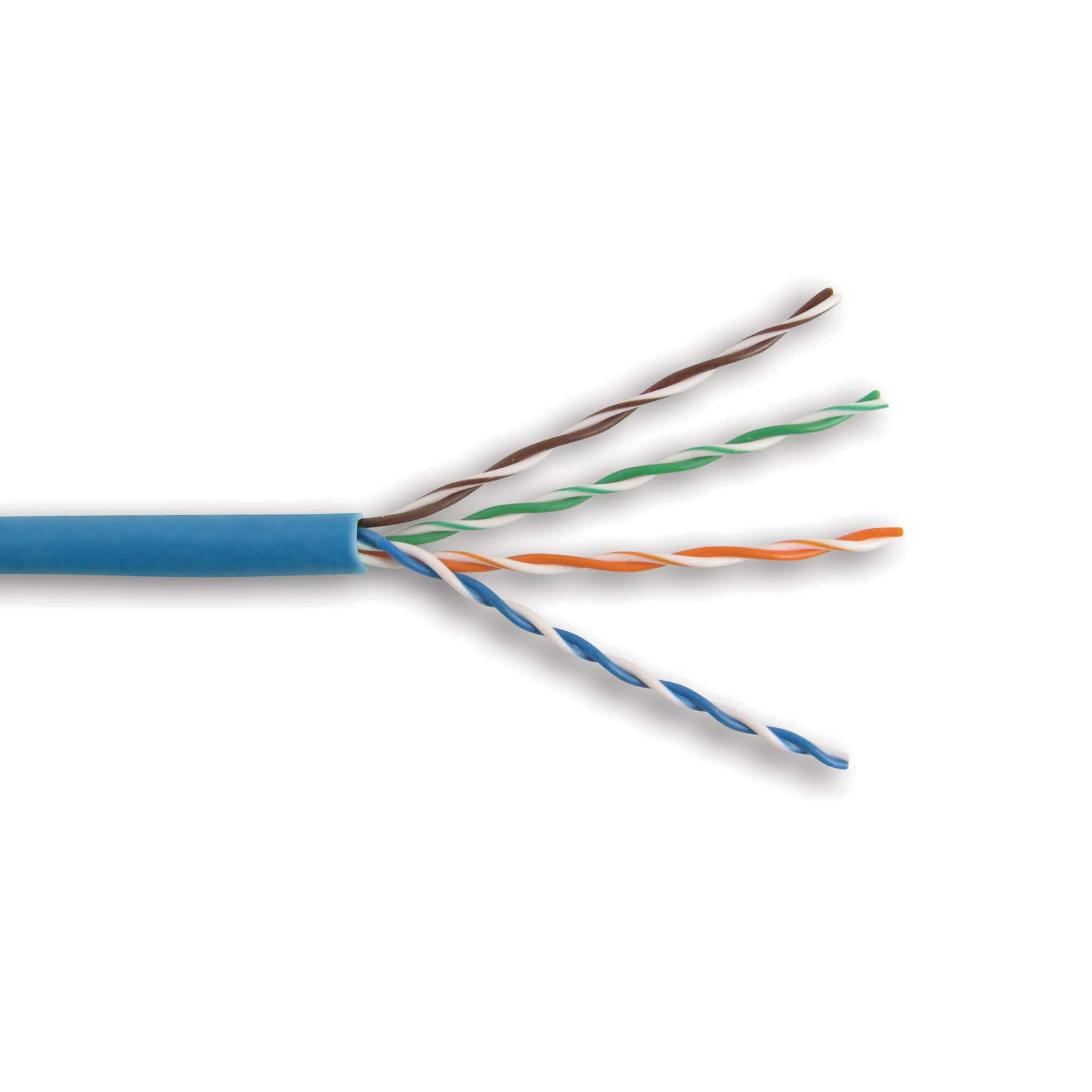 Afbeelding van datakabel CAT5E UTP 350MHz AWG24/1 LSZH Dca-s2d1a1 blauw