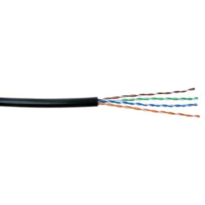 Afbeelding van datakabel CAT5E UTP 350MHz AWG24/1 PE zwart