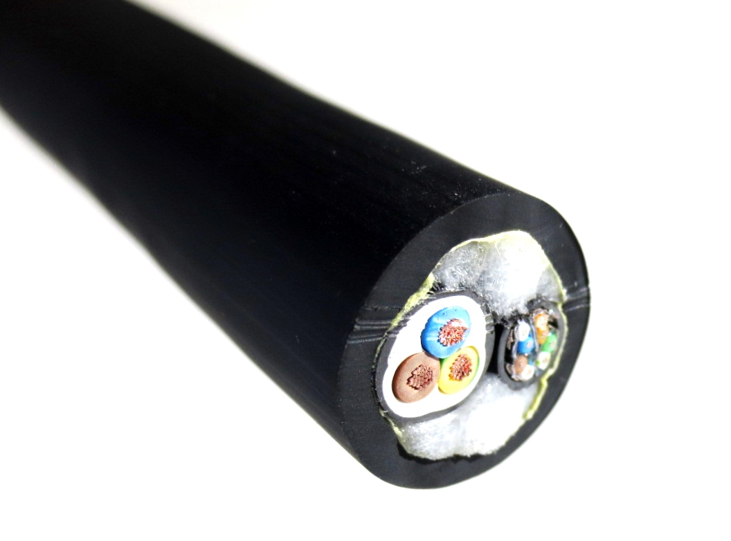 Afbeelding van Combikabel CAT+POWER (1xCAT7 + [3G1,5mm2]Y) PVC zwart