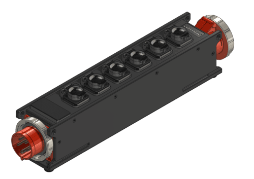 Afbeelding van Power Strip CCV5RD C516>C516>6x powerCON TRUE1 IP65