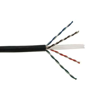 Afbeelding van datakabel CAT6 UTP 550MHz AWG23/1 PVC Dca-s3d2a3 zwart