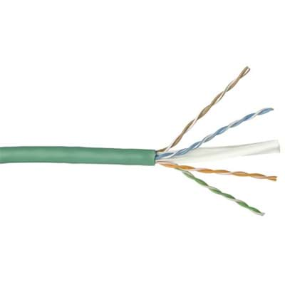 Afbeelding van datakabel CAT6 UTP 550MHz AWG23/1 PVC Dca-s3d2a3 groen