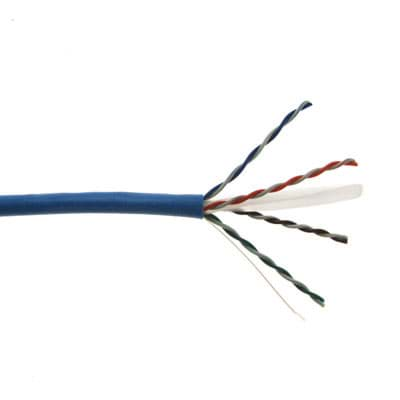 Afbeelding van datakabel CAT6 UTP 550MHz AWG23/1 PVC Dca-s3d2a3 blauw