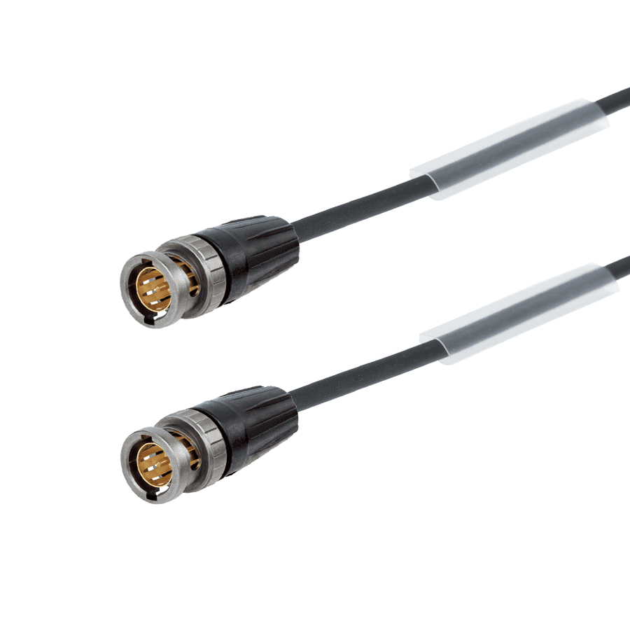 Afbeelding van videokabel UHD HD-SDI Flex 1,2L-Dz PUR zwart   1,0m