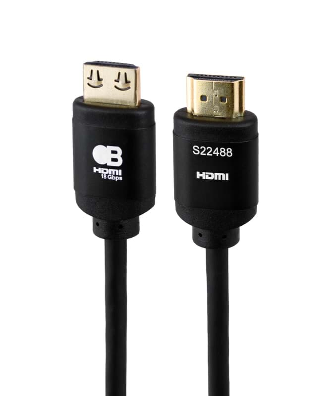 Afbeelding van HDMI kabel 18Gbps 4K/UHD@60  0.5m Bullet Train