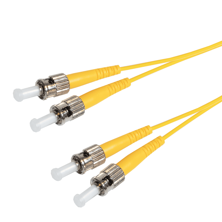 Afbeelding van patchcord SingleMode Duplex ST-ST  5.0m G652D Yellow d3mm Enhanced