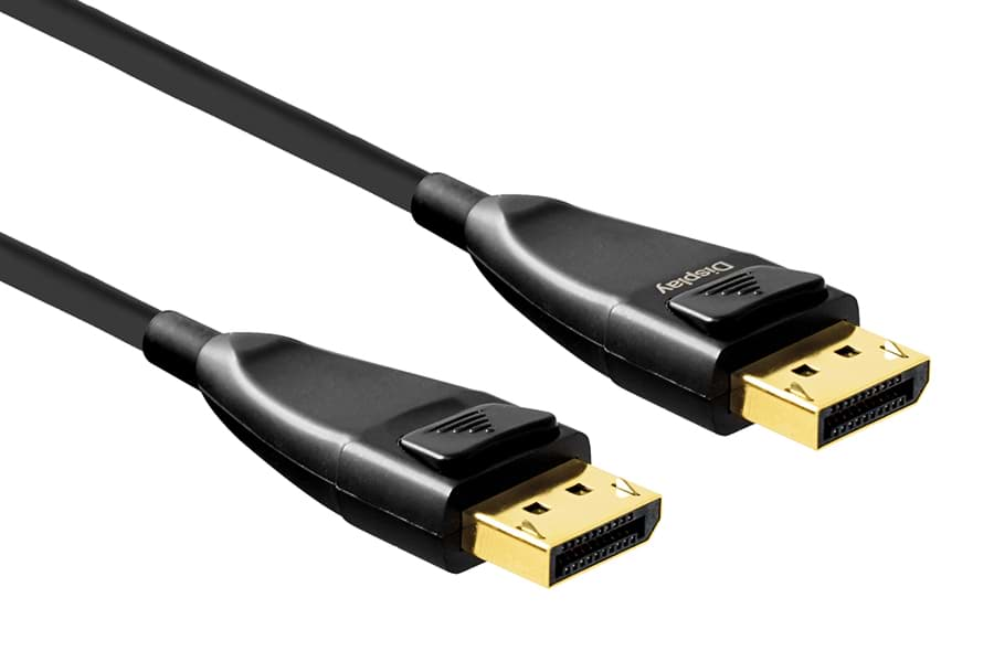 Afbeelding van DisplayPort kabel Fiber Hybrid 15m HBR3 8K@60Hz 32.4Gbps active Cca