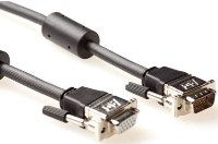 Afbeelding van VGA kabel HD15-M > HD15-F 30m RF-blok in metalenkap