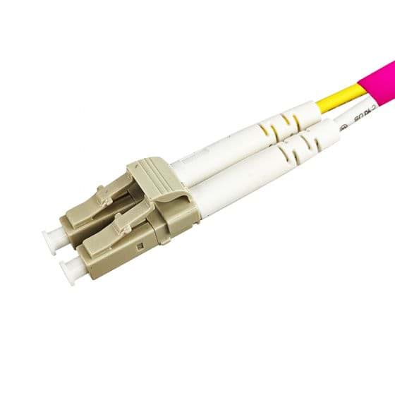 Afbeelding van patchcord MultiMode Duplex LC-LC  3.0m OM4 EasyFiber Violet d2mm