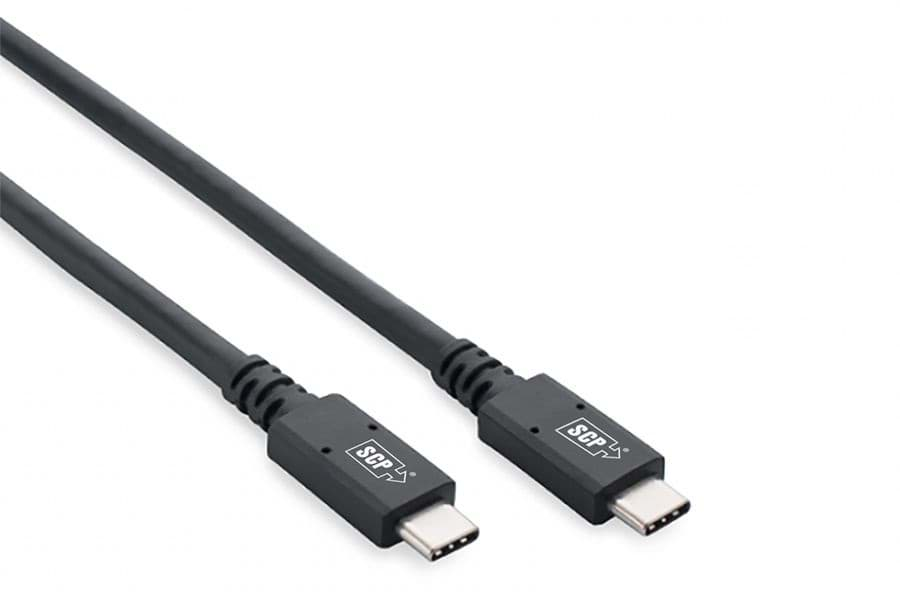 Afbeelding van USB-C 3.2 Gen2 20Gbps kabel male-male  1.0m 8K@60Hz SCP