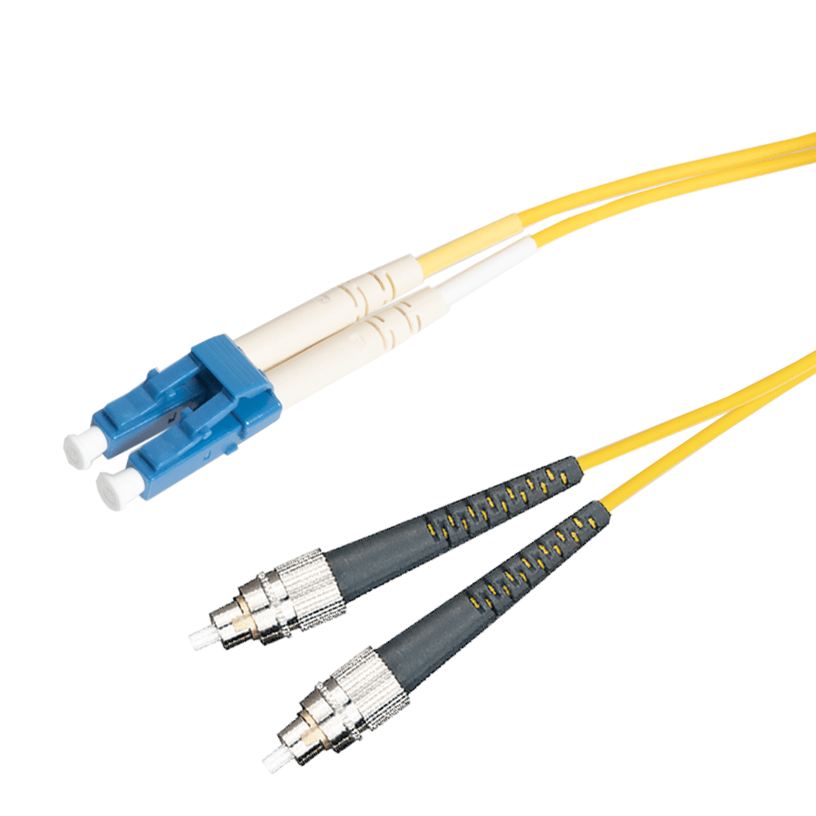 Bild von patchcord SingleMode Duplex LC-FC  0.5m G652D Yellow d3mm Enhanced