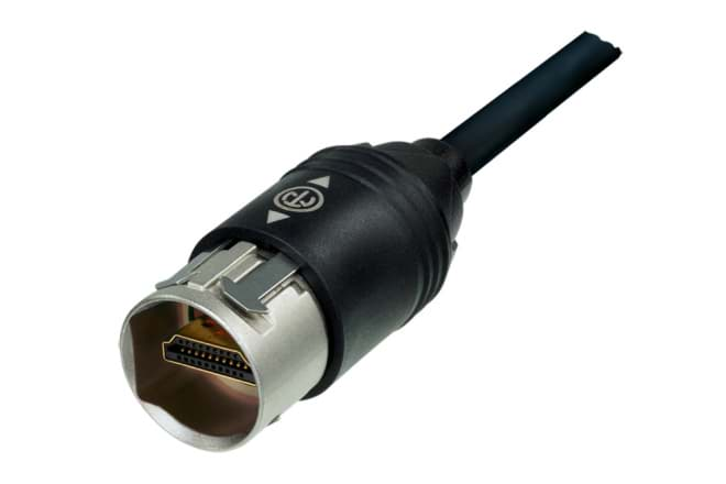 Afbeelding van HDMI kabel Push-Pull IP65 2.0 4K 18Gbps Neutrik  0.6m