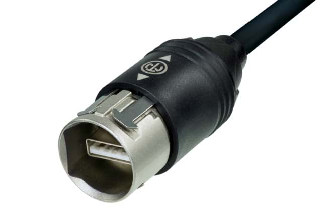 Afbeelding van USB 2,0 kabel Neutrik USB-A-male > USB-A-male  3,0m IP65