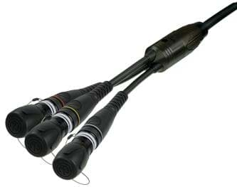 Afbeelding van opticalCON QUAD-SPLIT kabel XTREME 12SM 200m op haspel HT582