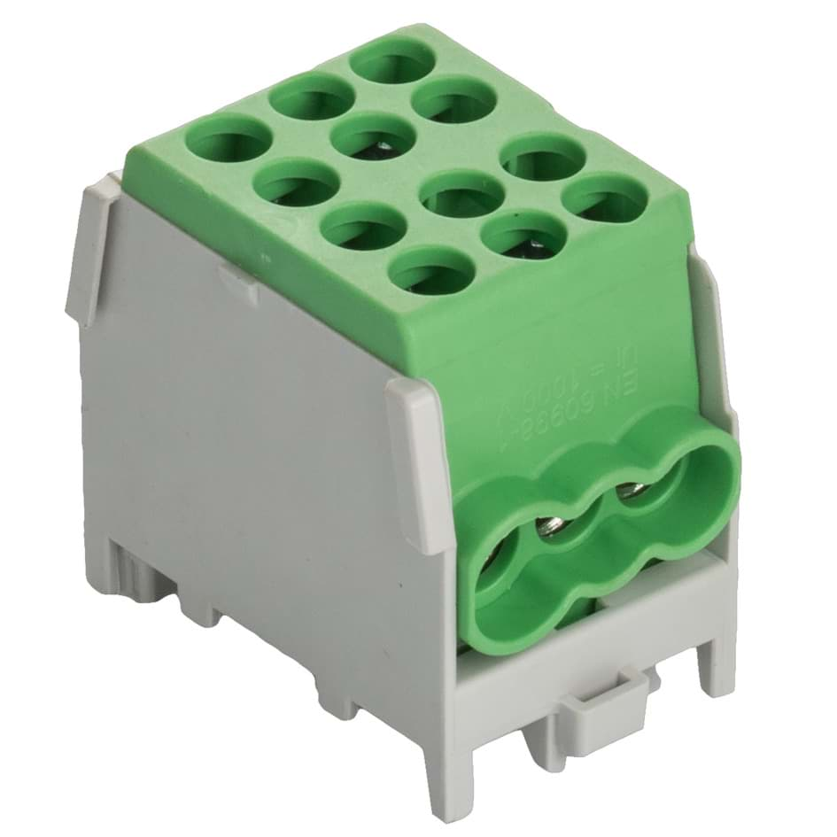 Bild von Verdeelblok 1F 2x16+4x10mm2 groen