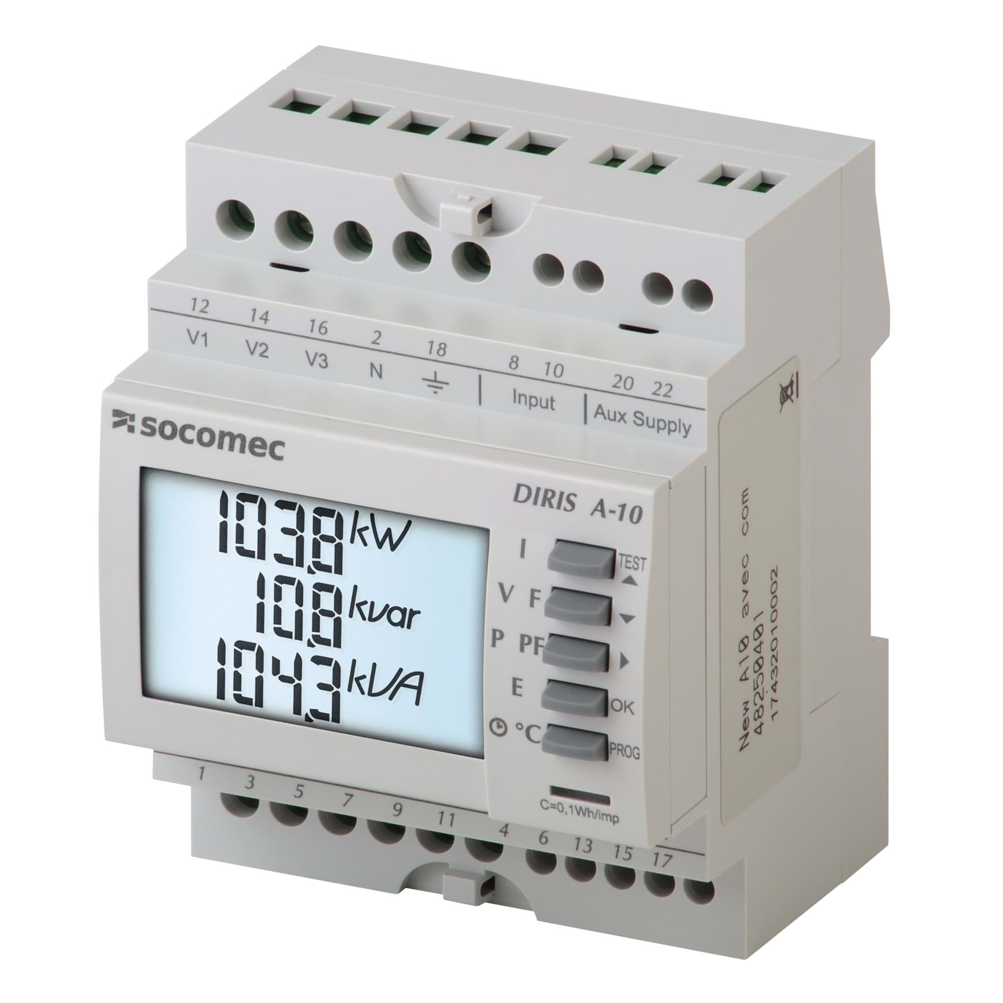 Afbeelding van netanalyser DIRIS A10 3FN 4 module