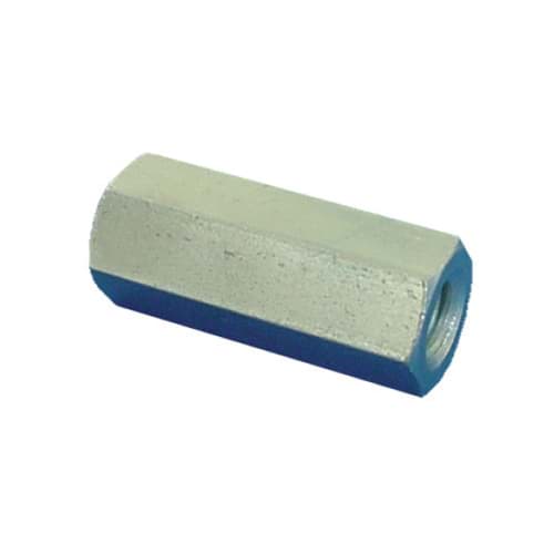 Afbeelding van afstandsteun DI10-M6x50 staal verzinkt binnen/binnendraad