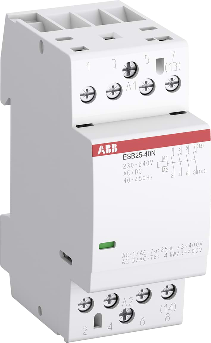 Afbeelding van Modulaire magneetschakelaar 230Vac 25A 4NO 2 module