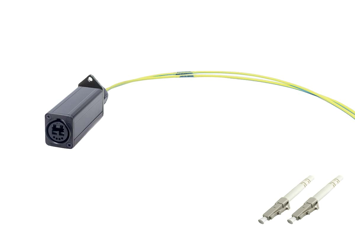 Afbeelding van verloop opticalCON DUO > 2x 0.5m LC SingleMode