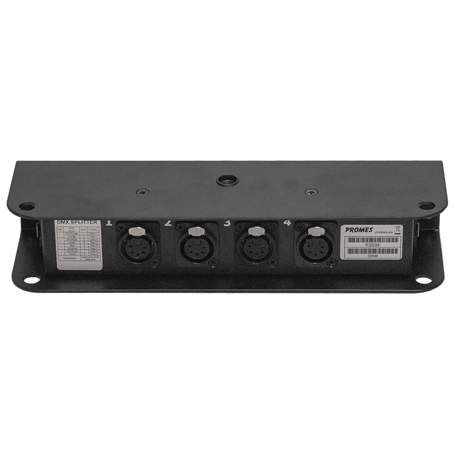 Afbeelding van breakoutbox CSD etherCON+doorlus > 4x XLR 5p female zwart