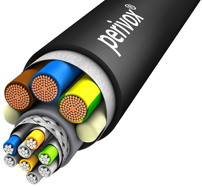 Picture of Combi cable CAT+POWER (1xCAT7 + 3x1,5mm2) PVC black