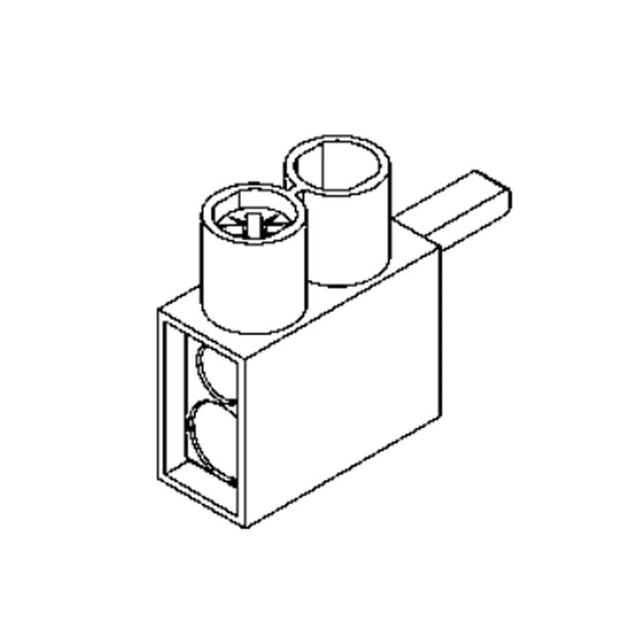 Afbeelding van feed-in terminal STIFT top pin 2x1,5-10mm2 grijs