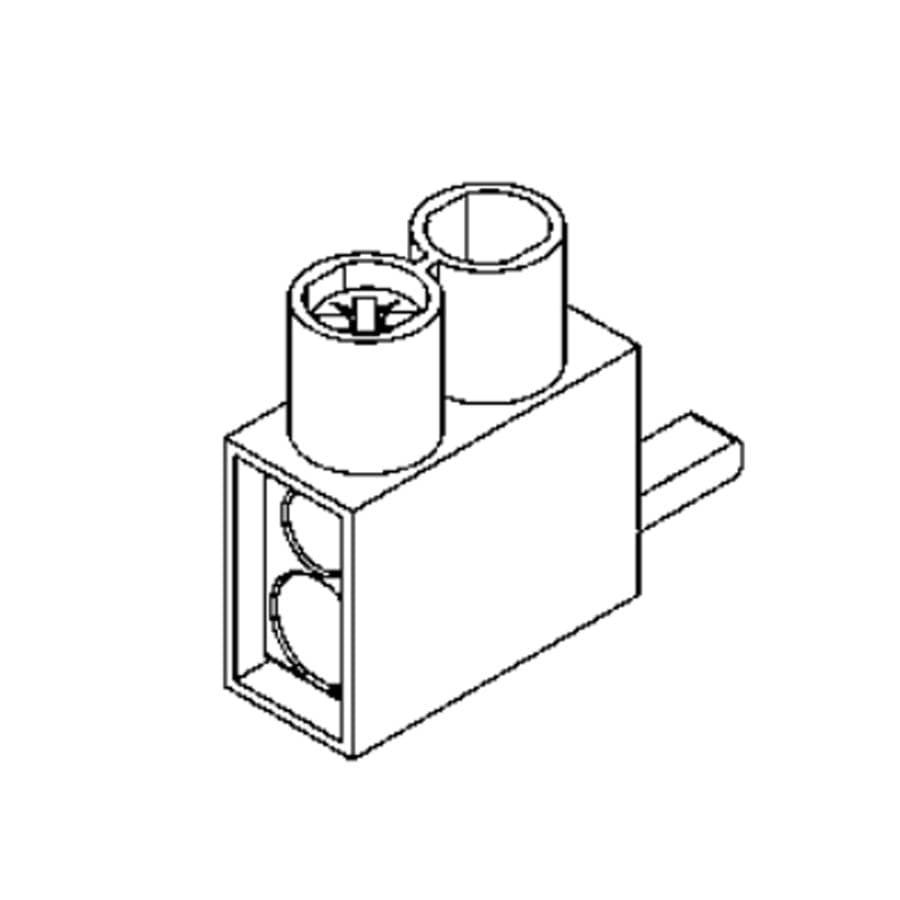 Afbeelding van feed-in terminal STIFT bottom pin 2x1,5-10mm2 grijs