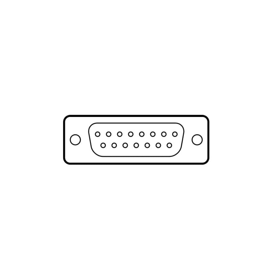 Afbeelding van D-sub connector 15p female solder tinned