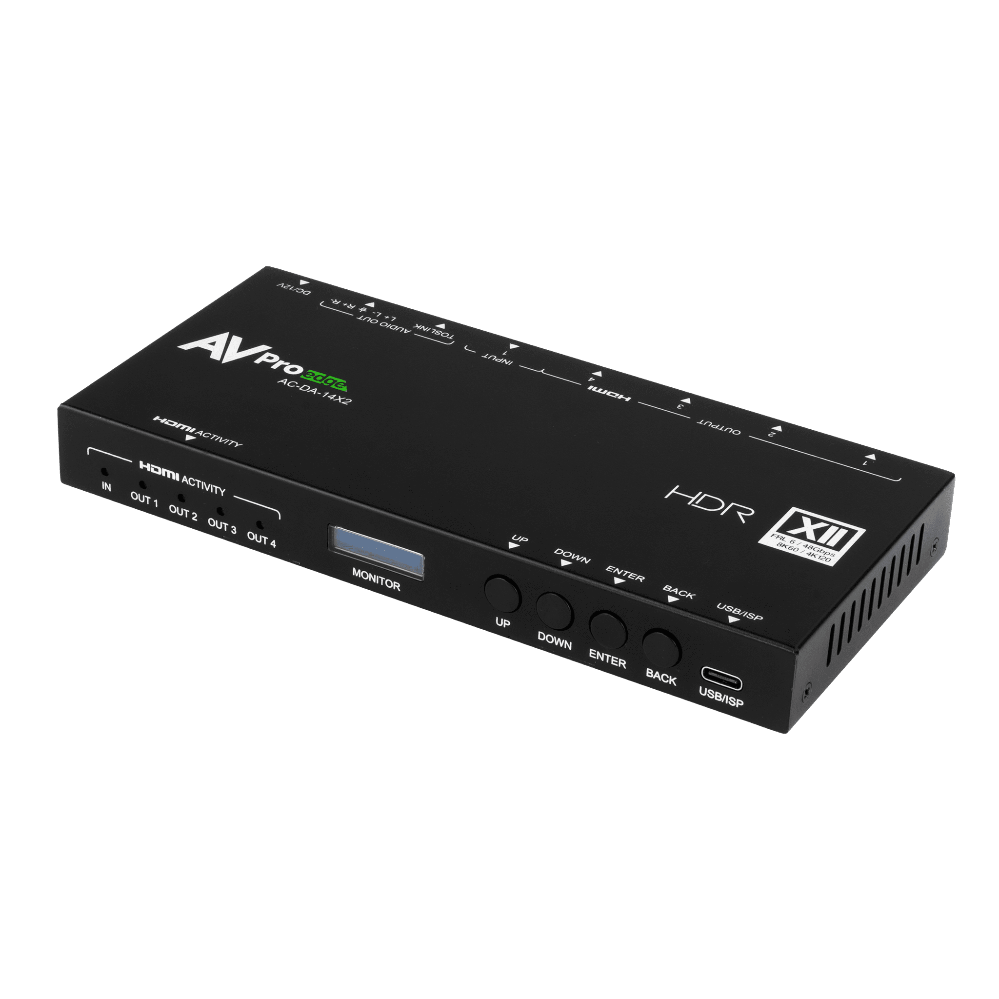 Afbeelding van HDMI Splitter 1x4 48G 8K with Scaling