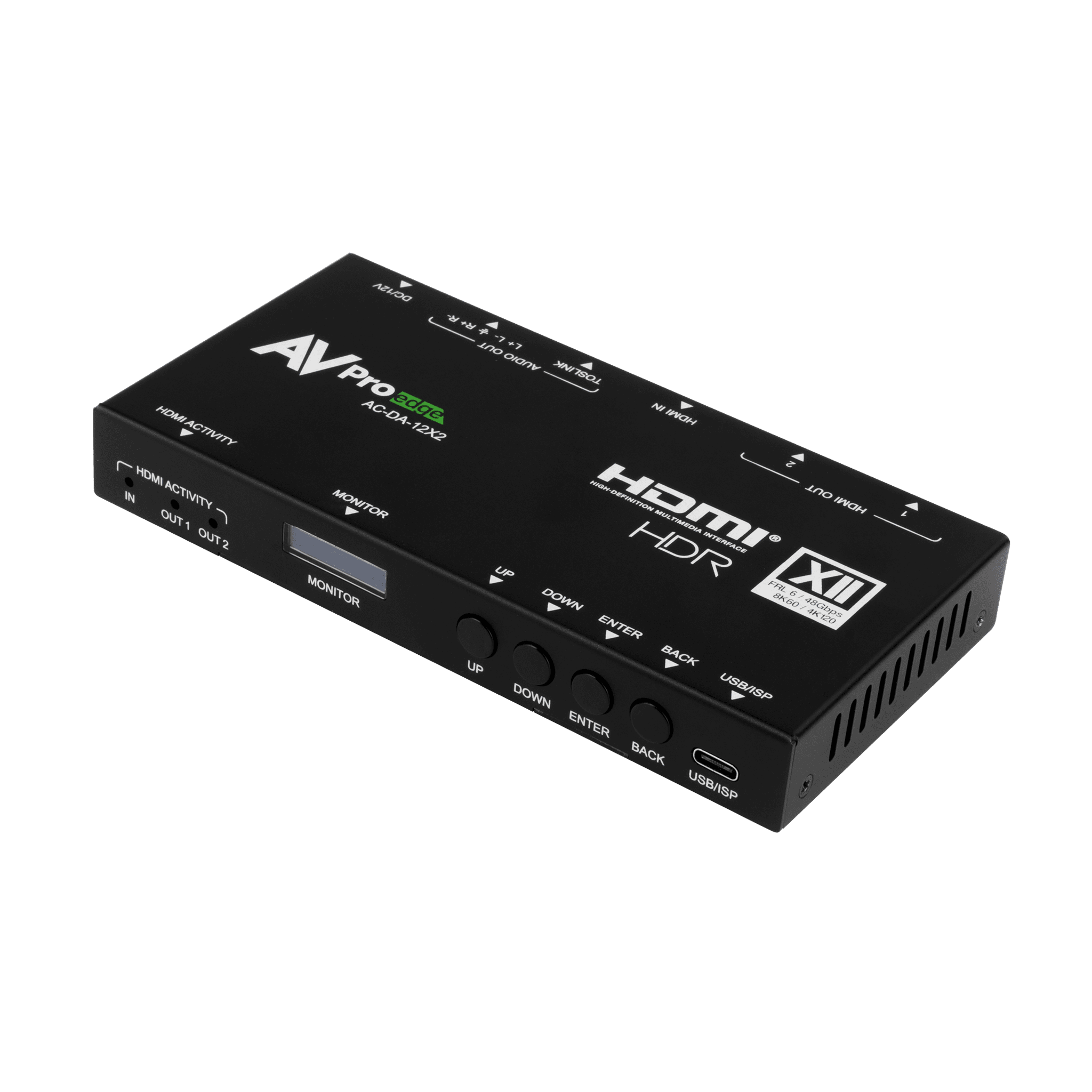 Afbeelding van HDMI Splitter 1x2 48G 8K with Scaling