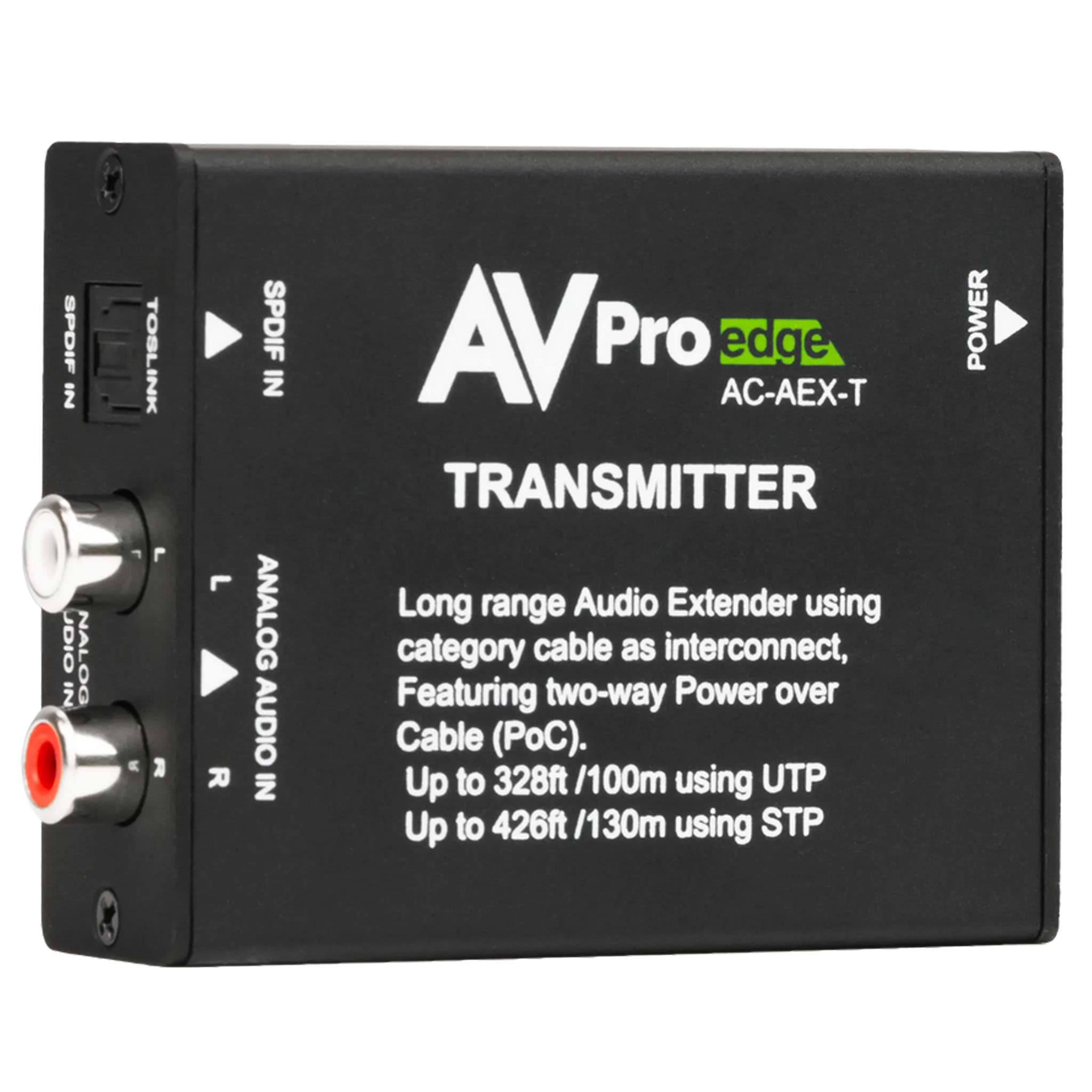 Afbeelding van Audio Extender Transmitter 2RCA+SPDIF to CAT 100m