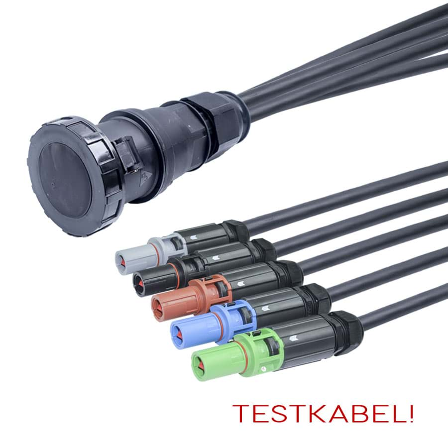 Afbeelding van TESTkabel H07RNF 35mm2 5xPowerline>CEE 5 pin 125A 400V zwart Bals 2,5m