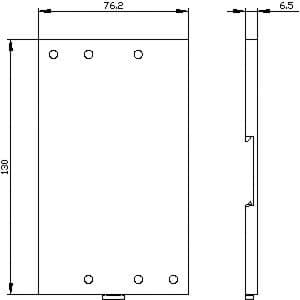 Afbeelding van adapter voor DIN-rails toebehoren 3VA11