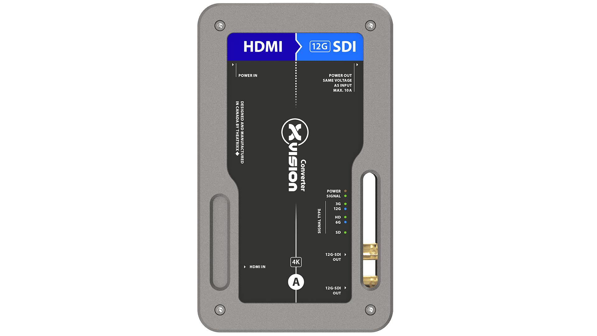 Afbeelding van xVision ProConverter HDMI2.0 to 12G-SDI with powerCON TOP