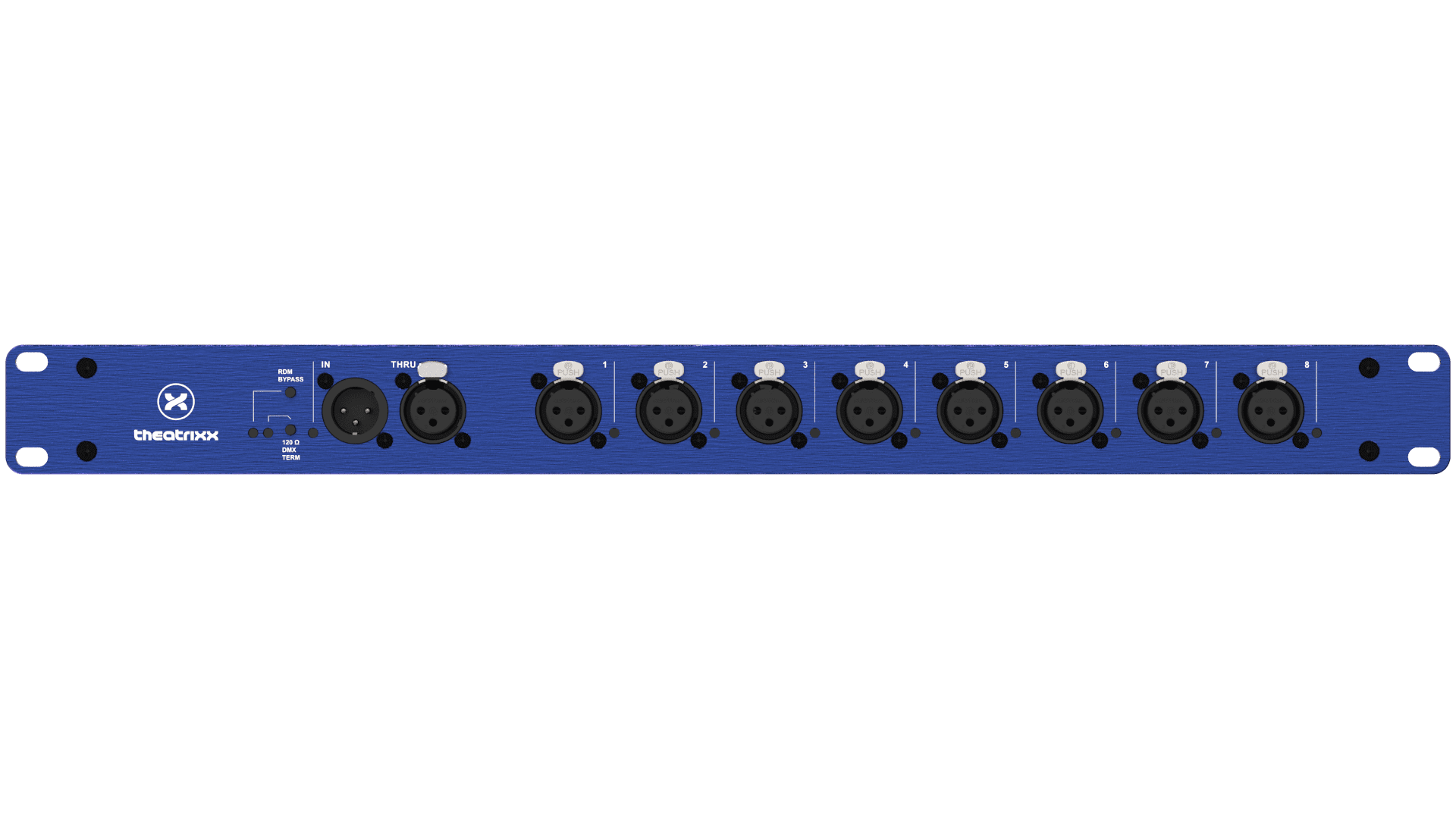 Afbeelding van DMX/RDM splitter/isolator 1U 8 channel 3-pin