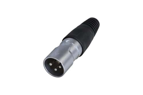 Afbeelding van XLR kabeldeel 3 pin pen nikkel behuizing tincontact IP65 REAN