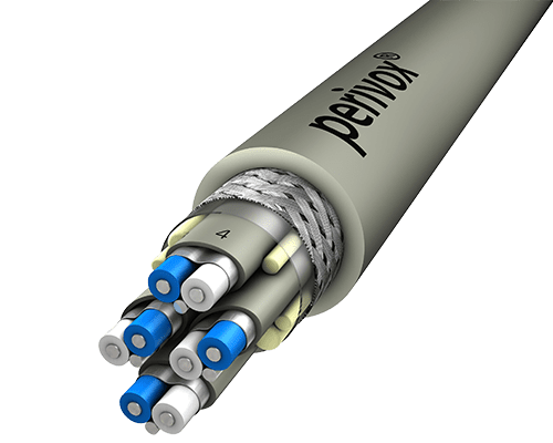 Afbeelding van audiomultikabel  4x2x0,6mm 110-AES/EBU PVC grijs