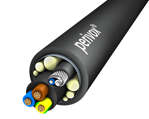 Afbeelding van combikabel 1xSignaalPaar110+Voeding-3G1,5mm2 PVC d=15mm