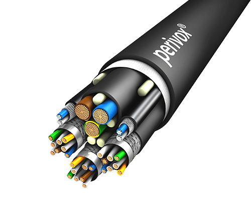 Afbeelding van combikabel 3xCAT5E+2xSignaalPaar110+Voeding-3G2,5mm2 PVC