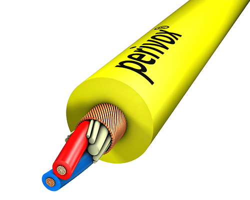 Afbeelding van microfoonkabel FLEX 2x0,22mm2 draaiafscherming PVC d=6,4mm geel